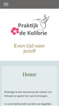 Mobile Screenshot of praktijkdekolibrie.net